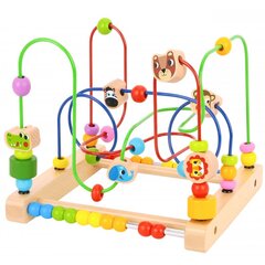 Образовательный деревянный лабиринт цена и информация | Игрушки для малышей | 220.lv