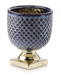 Keramikas puķu pods 17 x 22(A) cm, amfora, zils цена и информация | Вазоны | 220.lv