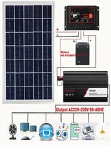 Система солнечных батарей, 50/60A, контроллер заряда с инвертором цена и информация | Зарядные устройства Power bank | 220.lv