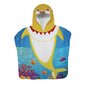 Bērnu pončo ar kapuci «jūras okeāna pasaule»,4-9 gadi, ACHP101 cena un informācija | Zēnu pidžamas, halāti | 220.lv