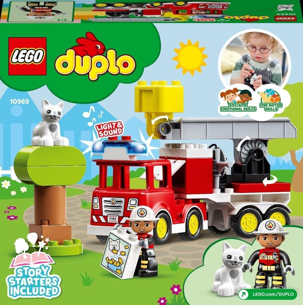 10969 LEGO® DUPLO Town Пожарная машина цена | 220.lv