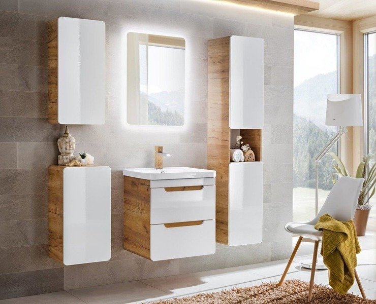 Vannasistabas spogulis 60х80 cm ARUBA cena un informācija | Vannas istabas spoguļi | 220.lv