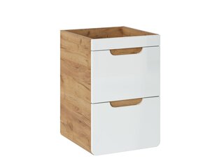 Шкаф под умывальник с выдвижными ящиками Aruba White, 40х60х41 см цена и информация | Шкафчики для ванной | 220.lv