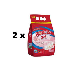 Veļas pulveris BONUX Color, Pure Magnolia, 3kg./40 gab. x 2 gab. iepakojums cena un informācija | Veļas mazgāšanas līdzekļi | 220.lv