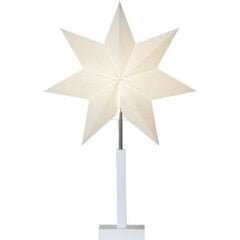 Papīra zvaigzne uz statīva balta E14 43x68cm Frozen 232-26 cena un informācija | Ziemassvētku dekorācijas | 220.lv