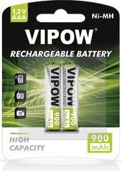 rebel hr03 900 mah ni-mh аккумуляторные батареи 2шт/bl цена и информация | Батарейки | 220.lv