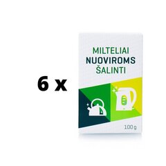 Pulveris novārījuma noņemšanai, 100 g x 6 gab. iepakojums cena un informācija | Tīrīšanas līdzekļi | 220.lv