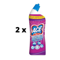 Želejas vannas istabas tīrīšanas līdzeklis ACE ULTRA Power Lavender Effect, 750ml x 2 gab. iepakojums цена и информация | Очистители | 220.lv