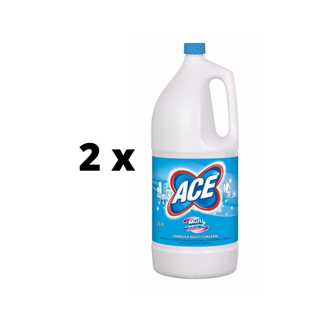 Auduma balinātājs ACE Regular, 2 l x 2 gab. iepakojums cena un informācija | Veļas mazgāšanas līdzekļi | 220.lv