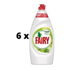 Trauku mazgāšanas līdzeklis FAIRY Apple, 900 ml x 6 gab. iepakojums цена и информация | Средства для мытья посуды | 220.lv