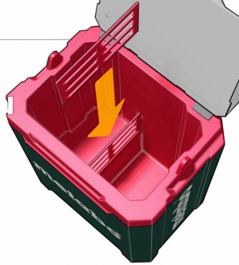 Akumulatoru termo konteineris Metabo KB 18 BL cena un informācija | Instrumentu kastes | 220.lv