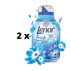 Смягчитель Lenor Fresh Wind, 504мл x 2 шт. упаковка цена и информация | Средства для стирки | 220.lv