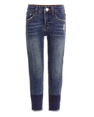 Голубые узкие джинсы для девочек Gulliver цена и информация | Штаны для девочки ABN-2959/KOR/086 | 220.lv