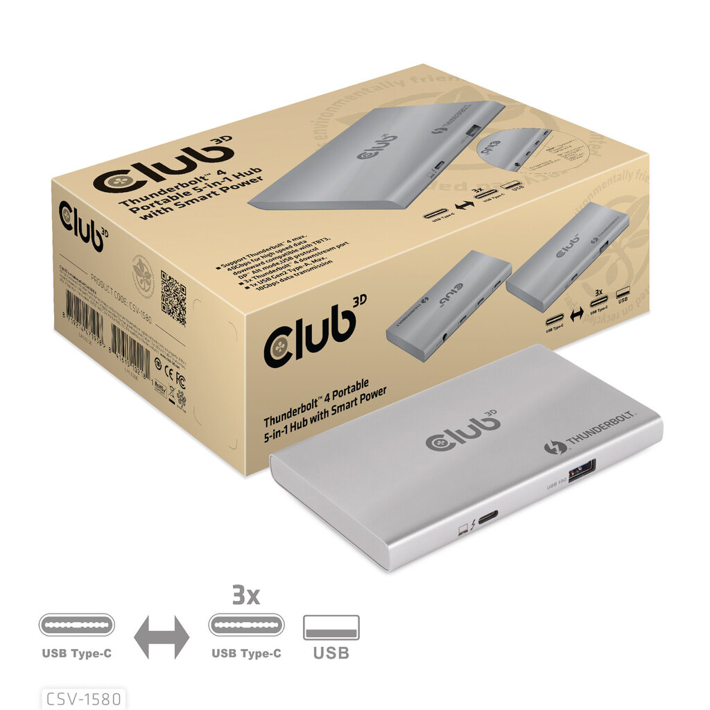 Hub 3D CSV-1580 цена и информация | Adapteri un USB centrmezgli | 220.lv