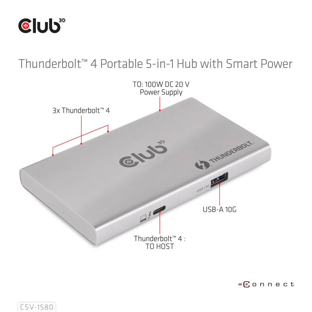 Hub 3D CSV-1580 цена и информация | Adapteri un USB centrmezgli | 220.lv