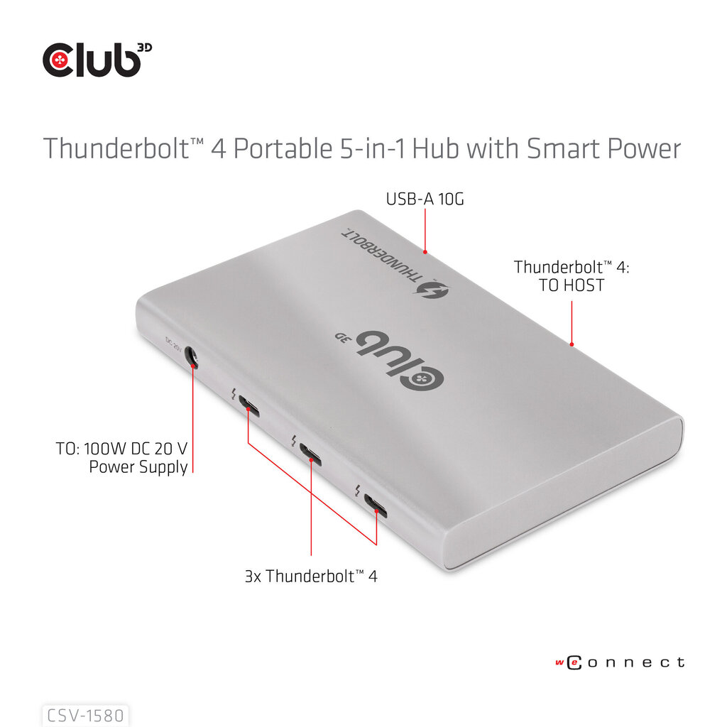 Hub 3D CSV-1580 cena un informācija | Adapteri un USB centrmezgli | 220.lv