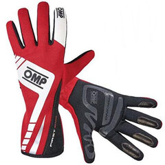 Мужские водительские перчатки OMP First EVO (Размер L) цена и информация | Мото принадлежности | 220.lv