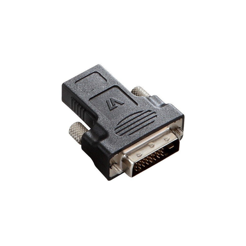 DVI-D – HDMI adapteris V7 V7E2DVIDMHDMIF-ADPTR Melns cena un informācija | Adapteri un USB centrmezgli | 220.lv