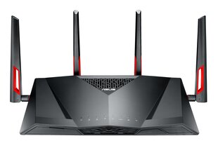 ASUS DSL-AC88U wireless router Gigabit Ethernet Dual-band (2.4 GHz / 5 GHz) 4G Black цена и информация | Маршрутизаторы (роутеры) | 220.lv