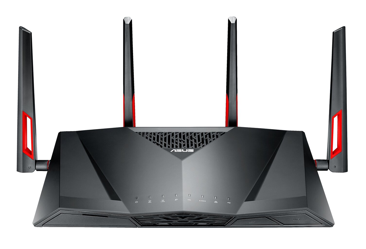 ASUS DSL-AC88U wireless router Gigabit Ethernet Dual-band (2.4 GHz / 5 GHz) 4G Black cena un informācija | Rūteri (maršrutētāji) | 220.lv