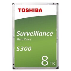 Toshiba Hard Drive S300 7200 RPM, 8000 GB цена и информация | Внутренние жёсткие диски (HDD, SSD, Hybrid) | 220.lv