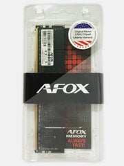 AFOX DDR4 4G 2666MHZ MICRON CHIP memory module цена и информация | Оперативная память (RAM) | 220.lv