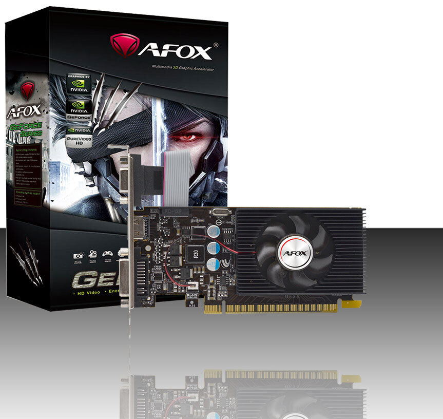 AFOX GeForce GT420 4GB DDR3 AF420-4096D3L2 цена и информация | Videokartes (GPU) | 220.lv