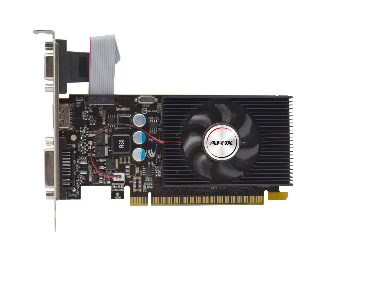 AFOX GeForce GT420 4GB DDR3 AF420-4096D3L2 cena un informācija | Videokartes (GPU) | 220.lv