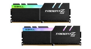 Модуль памяти G.Skill Trident Z RGB F4-3600C16D-32GTZRC 32 ГБ 2 x 16 ГБ DDR4 3600 МГц цена и информация | Оперативная память (RAM) | 220.lv