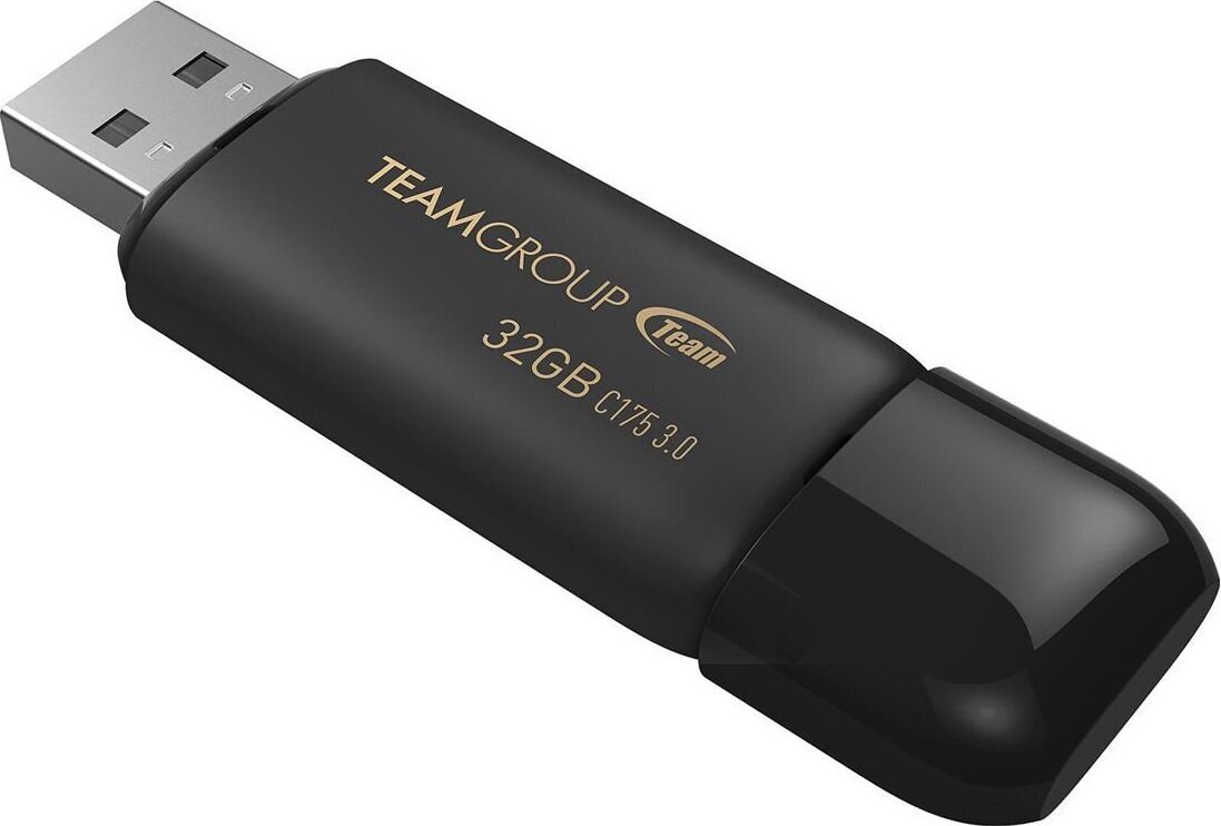 Team Group C175 USB flash drive 32 GB USB Type-A 3.2 Gen 1 (3.1 Gen 1) Black cena un informācija | USB Atmiņas kartes | 220.lv
