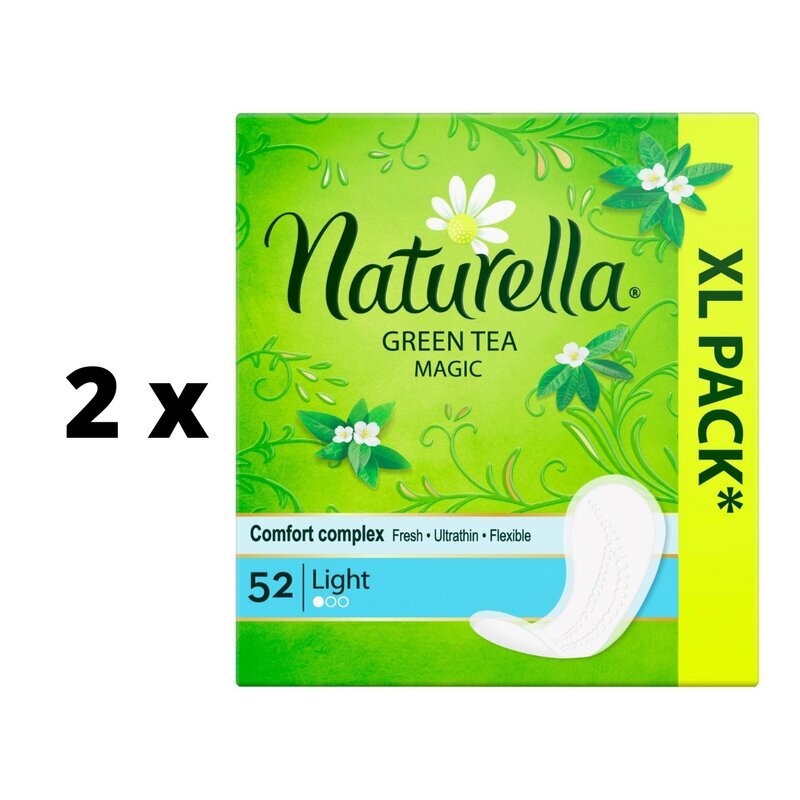 Higiēniskie ieliktnīši NATURELLA Light Green Tea, 52 gab. x 2 gab. iepakojums цена и информация | Tamponi, higiēniskās paketes, ieliktnīši | 220.lv