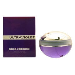 Odekolons Paco Rabanne Ultraviolet EDC sievietēm, 80 ml cena un informācija | Sieviešu smaržas | 220.lv