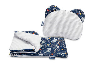 Комплект одеялка и подушки Sensillo Karo Plush Полет в облаках цена и информация | Детское постельное бельё | 220.lv