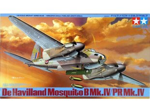 Сборная модель Tamiya - De Havilland Mosquito B Mk.IV/PR Mk.IV, 1/48, 61066 цена и информация | Kонструкторы | 220.lv