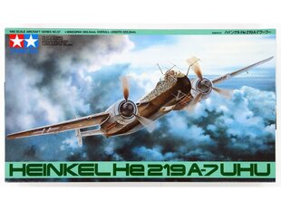 Tamiya - Heinkel He 219 A-7 Uhu, 1/48, 61057 cena un informācija | Konstruktori | 220.lv