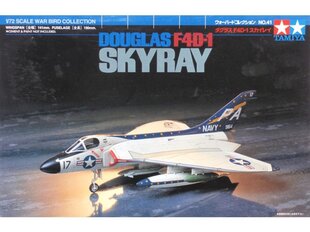 Сборная модель Tamiya - Douglas F4D-1 Skyray, 1/72, 60741 цена и информация | Конструкторы и кубики | 220.lv