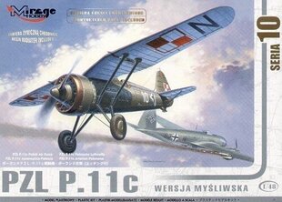 Польский самолет PZL P.11c цена и информация | Конструкторы и кубики | 220.lv