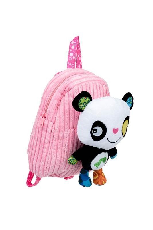 Bērnu mugursoma - Panda, rozā cena un informācija | Mīkstās (plīša) rotaļlietas | 220.lv