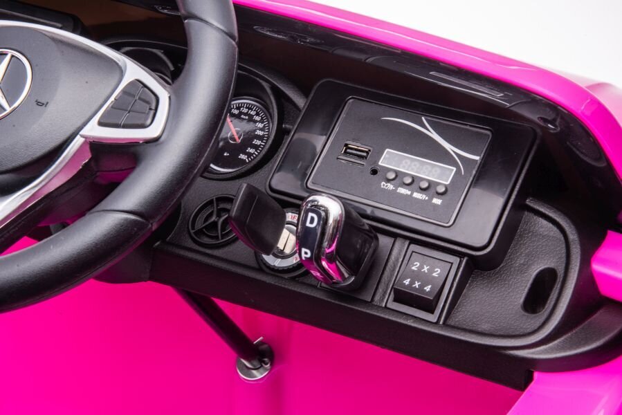 Bērnu vienvietīgs elektromobilis Mercedes DK-MT950 MP4, rozā cena un informācija | Bērnu elektroauto | 220.lv
