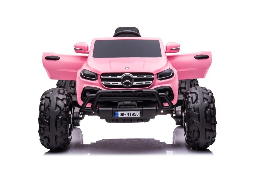 Bērnu vienvietīgs elektromobilis Mercedes DK-MT950 MP4, gaiši rozā cena un informācija | Bērnu elektroauto | 220.lv