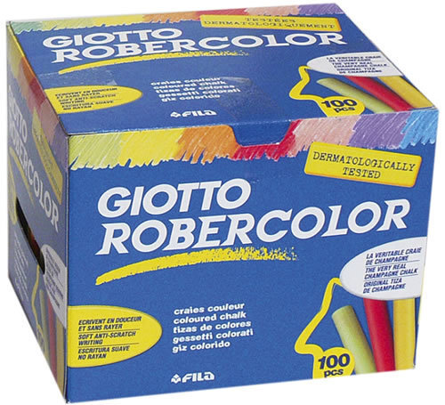 Krītiņi Giotto Robercolor Daudzkrāsains Putekļu izturīgs 100 Daudzums цена и информация | Modelēšanas un zīmēšanas piederumi | 220.lv