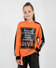 T-krekls oversize ar color-blocking stila apdruku meitenēm Gulliver цена и информация | Рубашки для девочек | 220.lv