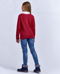 Красный джемпер с люрексом для девочек Gulliver цена и информация | Свитеры, жилетки, пиджаки для девочек | 220.lv
