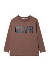 T-krekls oversize ar dekoru meitenēm Gulliver цена и информация | Рубашки для девочек | 220.lv