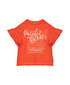 T-krekls oranžs ar apdruku un volāniem meitenēm Gulliver cena un informācija | Krekli, bodiji, blūzes meitenēm | 220.lv