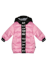 Куртка для девочки, розовая. цена и информация | Зимняя одежда для детей | 220.lv