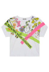 T-krekls ar apdruku meitenēm Gulliver цена и информация | Рубашки для девочек | 220.lv