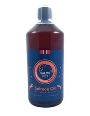 Salmopet Salmon Oil laša eļļa, 1000 ml cena un informācija | Vitamīni, uztura bagātinātāji, pretparazītu līdzekļi suņiem | 220.lv