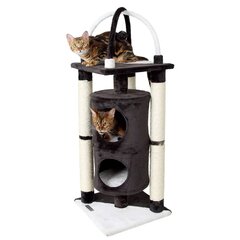 Kerbl kaķu māja "Onyx" meln/ balta 81507 cena un informācija | Kaķu mājas, nagu asināmie | 220.lv