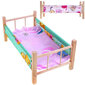 Koka gulta lellei ar gultasveļu cena un informācija | Rotaļlietas meitenēm | 220.lv